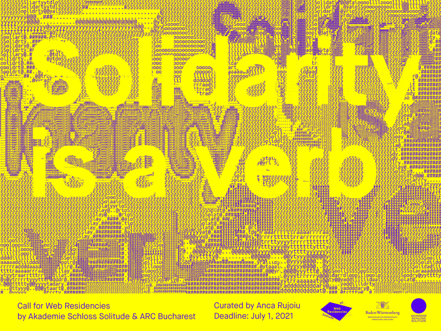 Web Residencies Solidarity Is A Verb Akademie Schloss Solitude